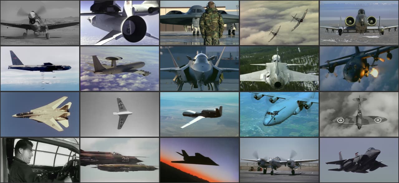 Military Aviation stock footage