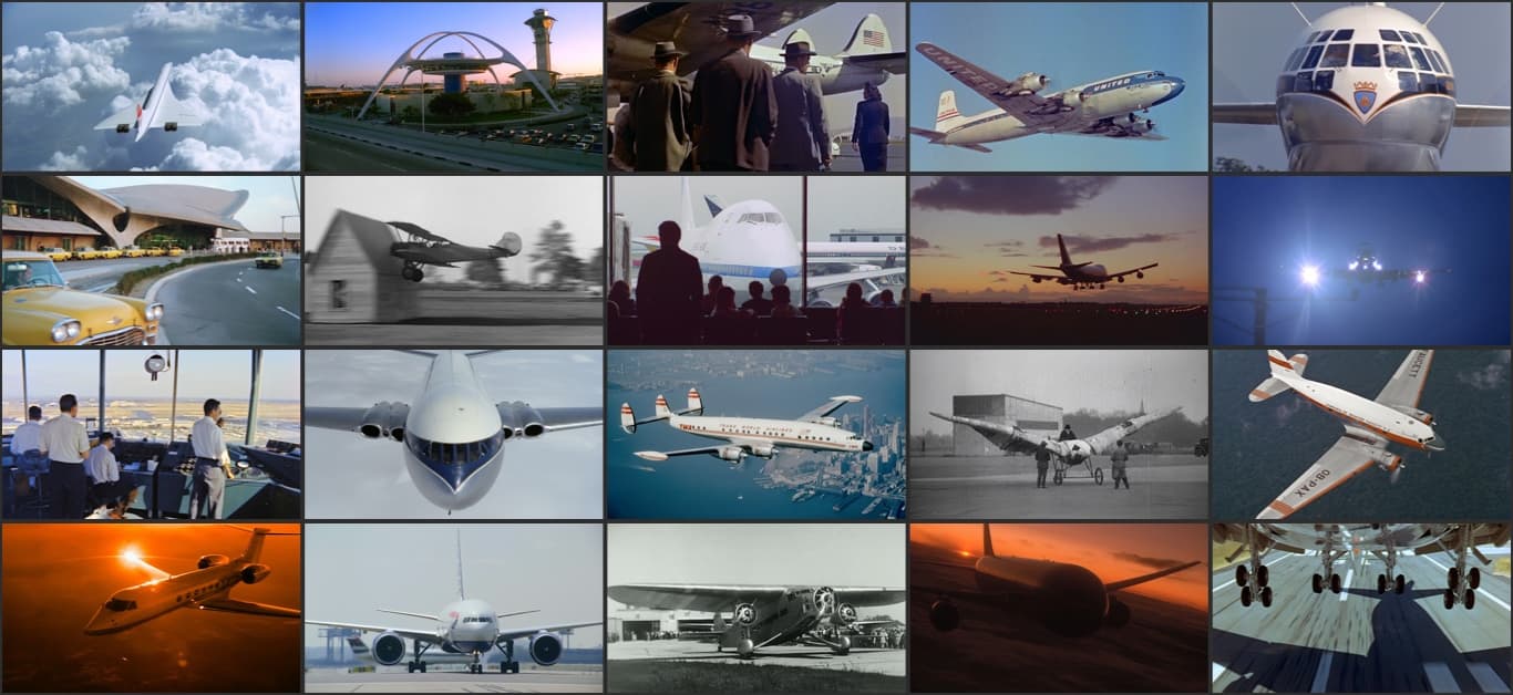 Commercial Aviation stock footage