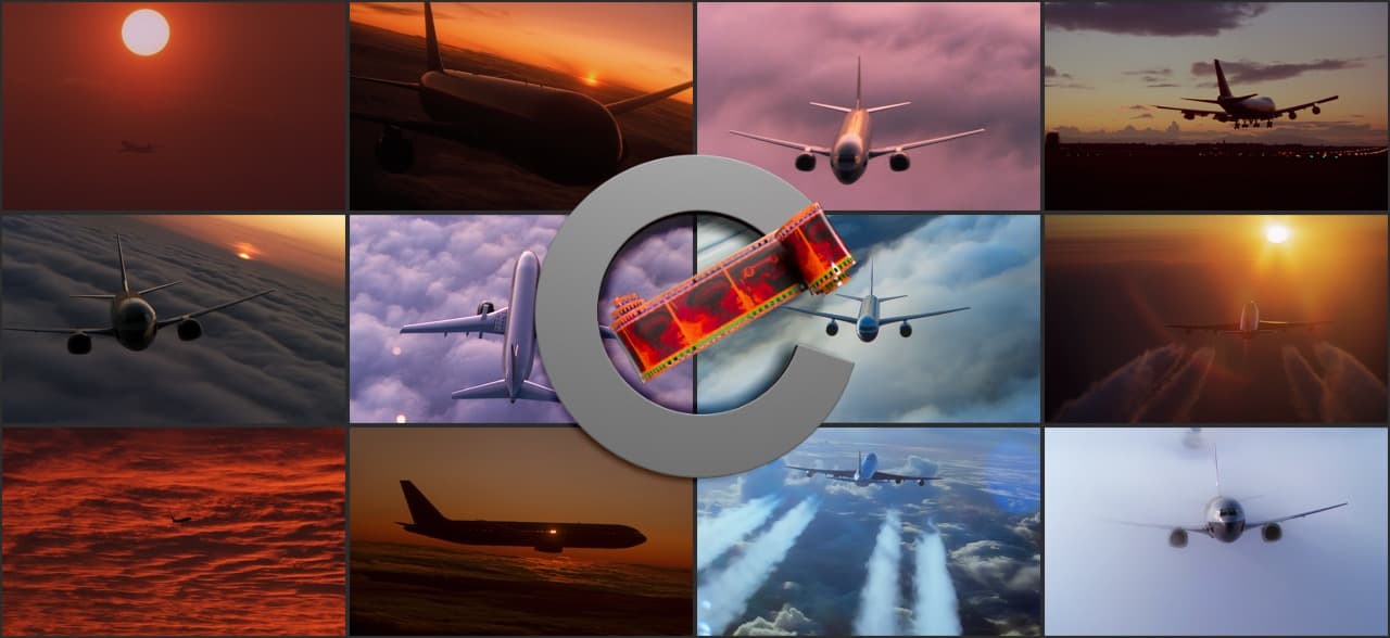 Planes stock footage HD