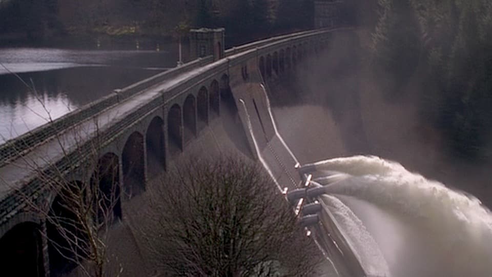 Dams Hydroelectric Power HD Stock Footage.
