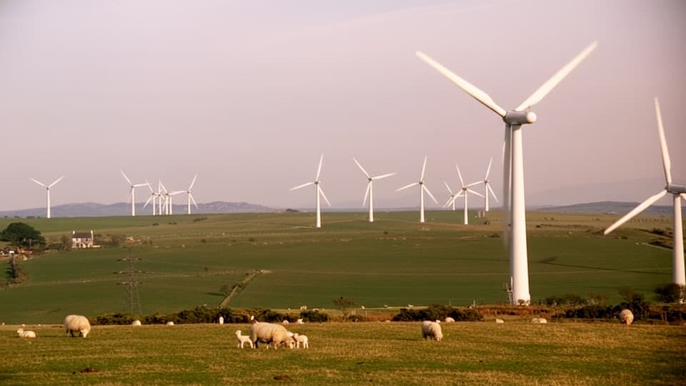 Wind Turbines HD Stock Footage.