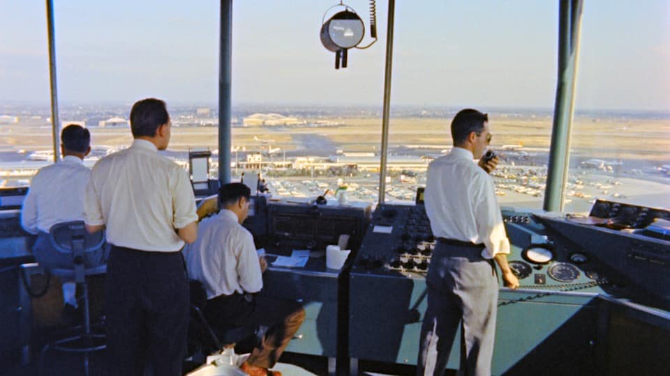 Airports 1950s HD Stock Footage.
