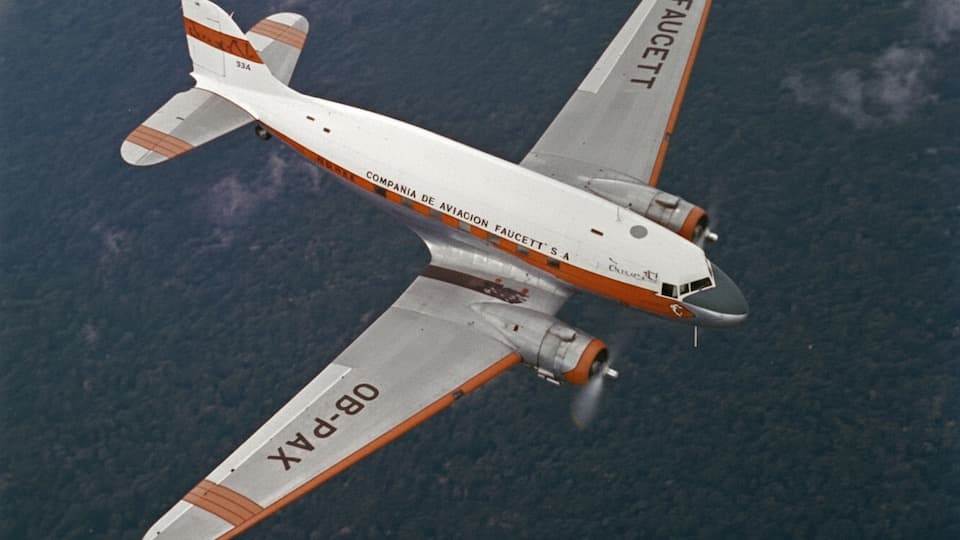 Douglas DC-3 and C-47 Stock Footage.