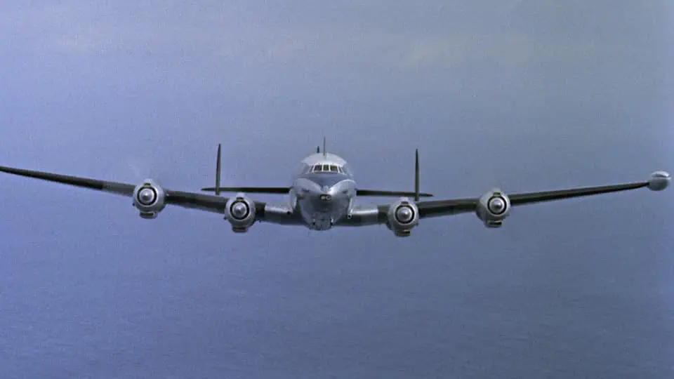 Lockheed Constellation HD Stock Footage.