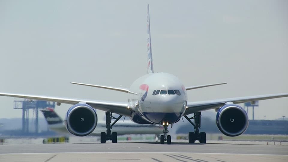 Boeing 777 HD Stock Footage.