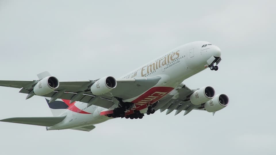 Airbus 380 HD Stock Footage.