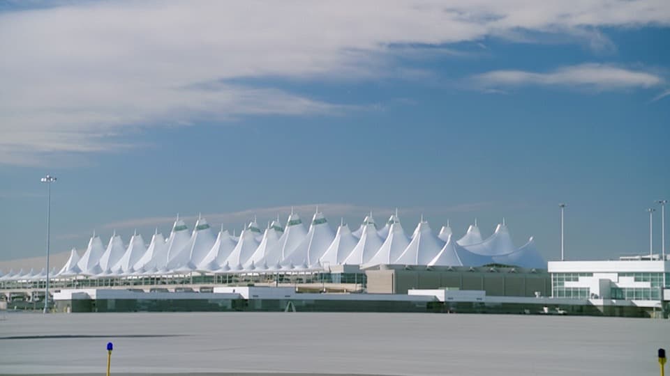 Airports Day HD Stock Footage.