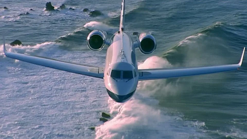 Gulfstream 4 Stock Footage.