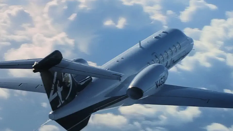 Learjet Stock Footage.