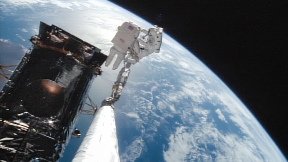 Space Shuttle Return to flight Mission Highlights 1988-1995 Stock Footage.