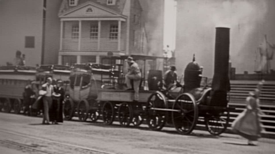 Steam, Diesel and Electric Trains Stock Footage.