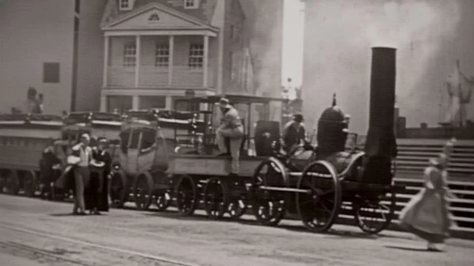 Steam, Diesel and Electric Trains Stock Footage.