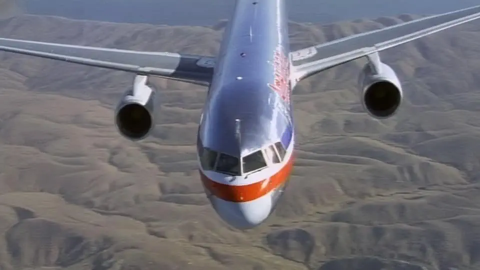 American Airlines 757 Stock Footage.