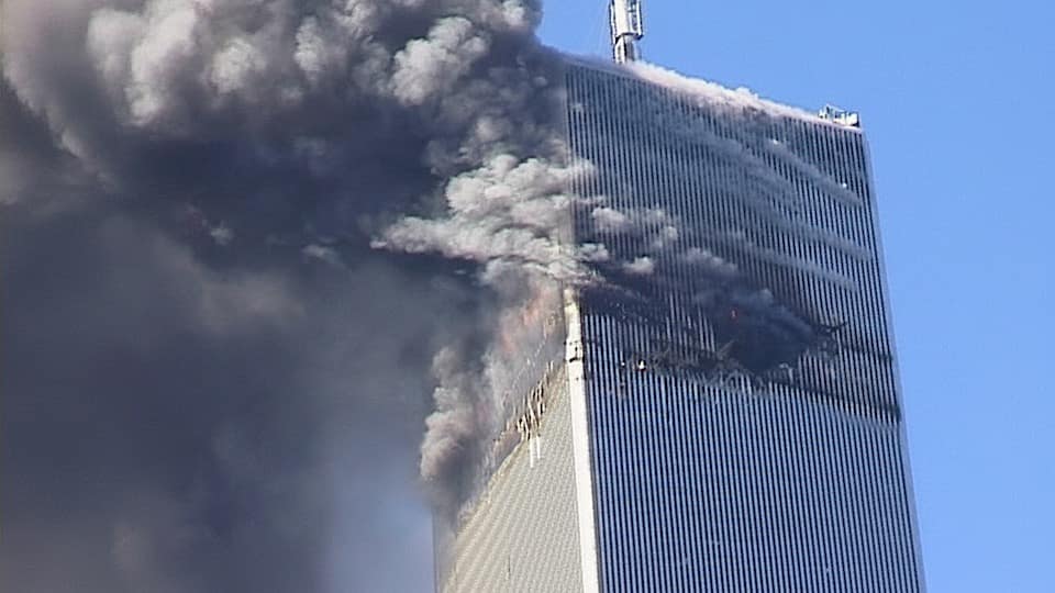 911 World Trade Center Stock Footage.