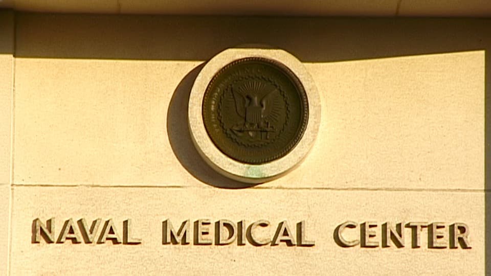 Bethesda Naval Hospital stock footage thumbnail