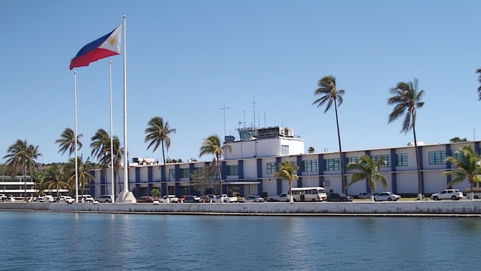 Cubi Point Naval Air Station, Philippines 1990s stock footage thumbnail