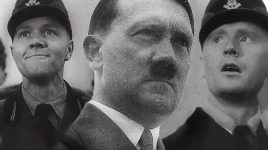 Adolf Hitler Workers Address Stock Footage.