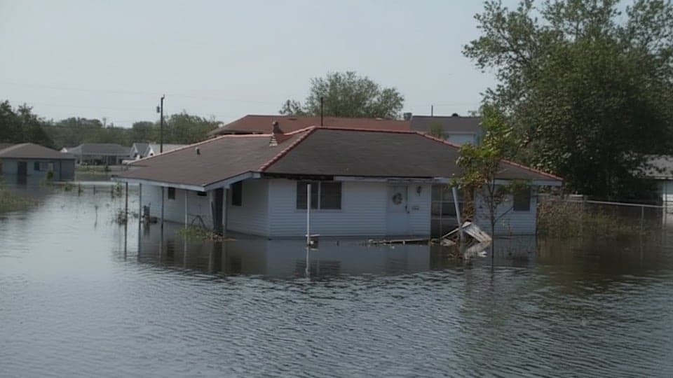 Katrina Hurricane 2005 Stock Footage.