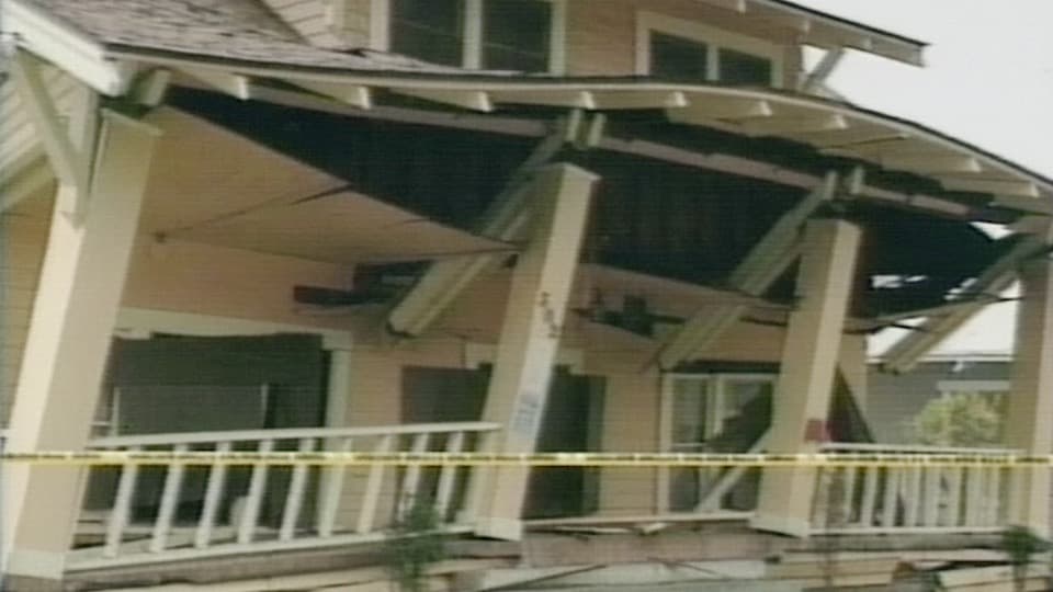 Northridge Earthquake 1994 Stock Footage.