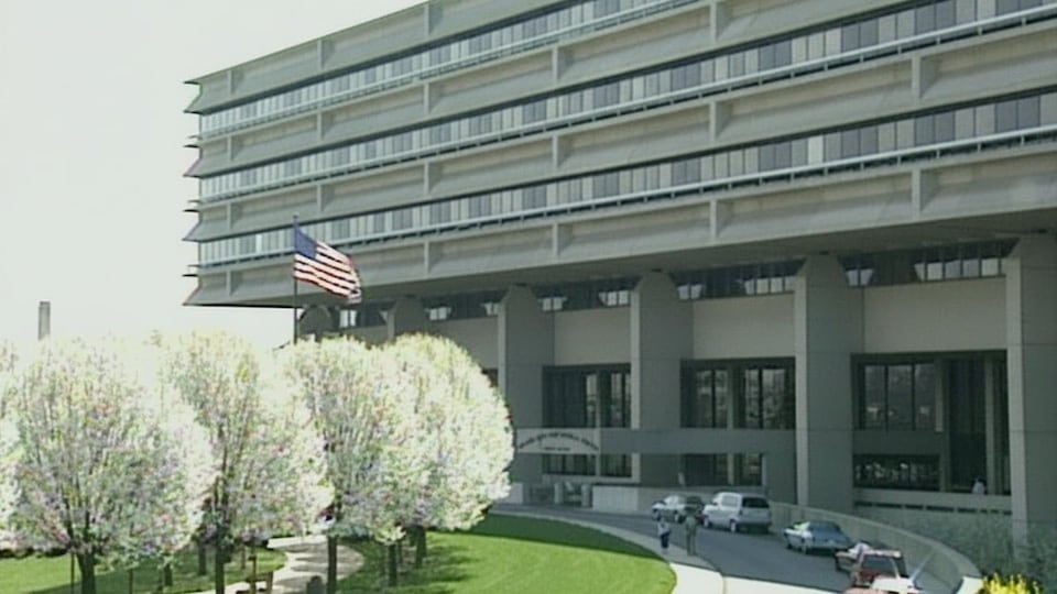 Walter Reed Military Medical Center stock footage thumbnail