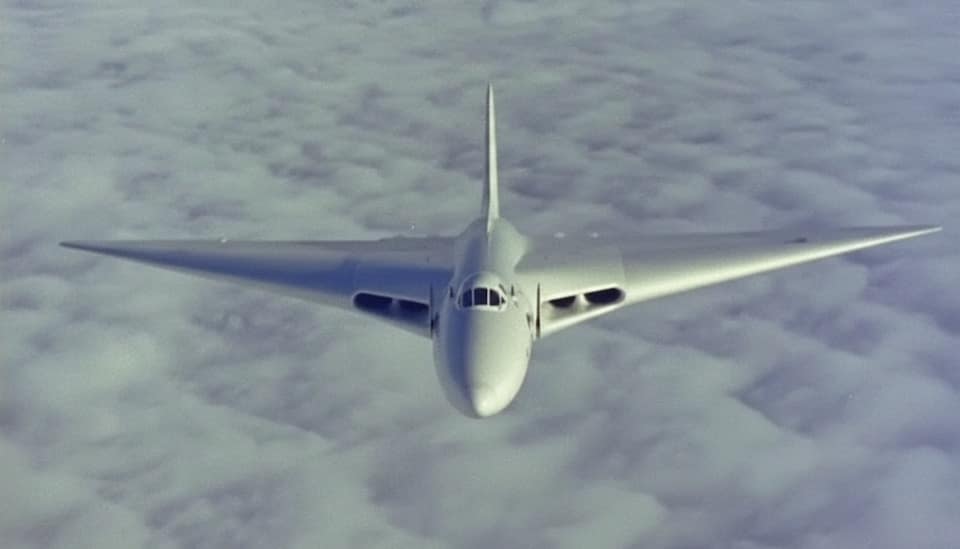 Avro Vulcan HD Stock Footage.