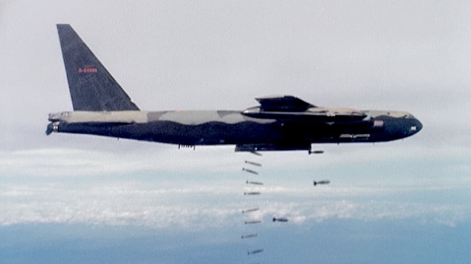 Boeing B-52 Stratofortress Stock Footage.