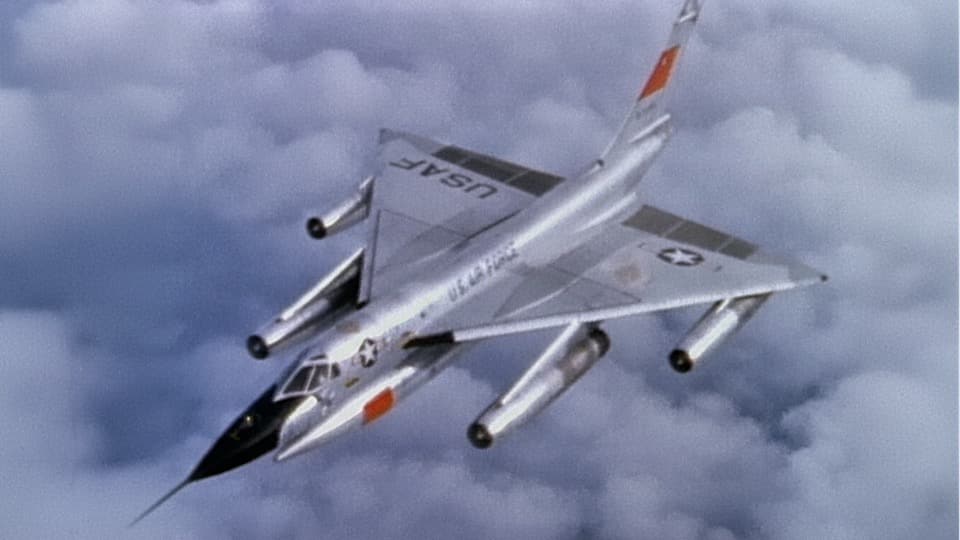 Convair B-58 Hustler Stock Footage.