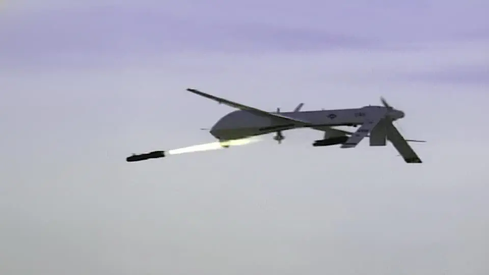 General Atomics MQ-1 Predator, Altus, Ignat, Prowler Stock Footage.