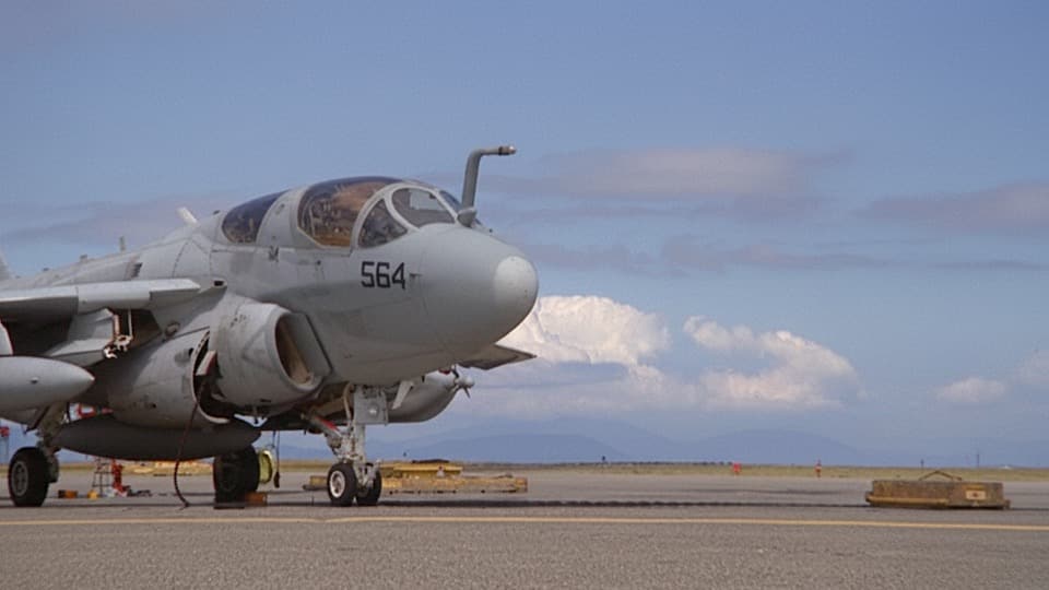 Northrop Grumman EA-6B Prowler Stock Footage.