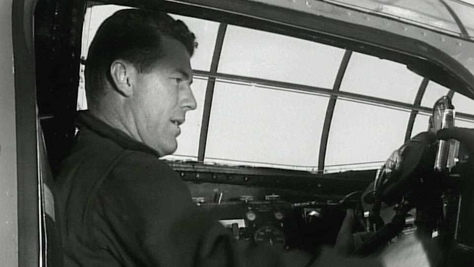 Bell X-1 - Chuck Yeager Stock Footage.