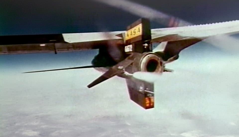North American X-15 Stock Footage.