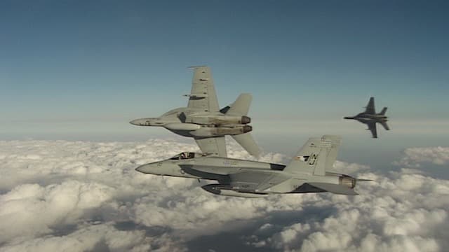 Boeing F/A-18 Hornet Stock Footage.