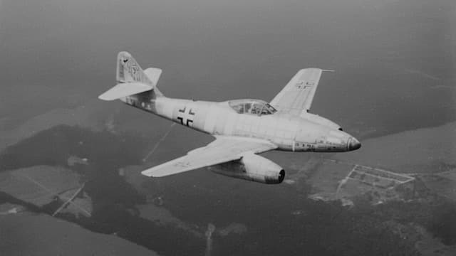 Messerschmitt 262 Stock Footage.