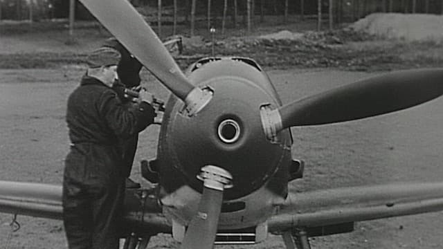 Messerschmitt Bf 109 Stock Footage.