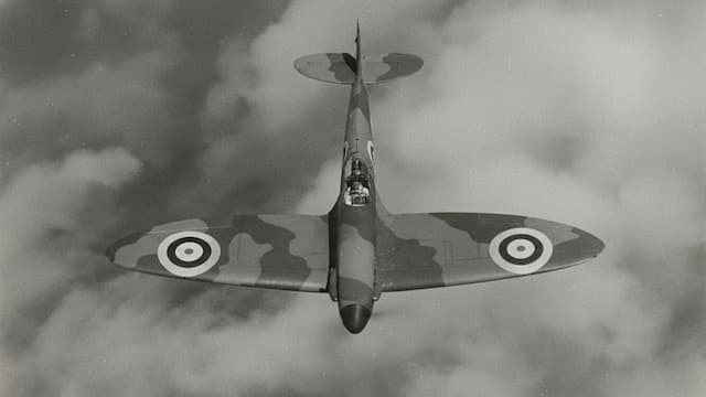 Supermarine Spitfire Stock Footage.