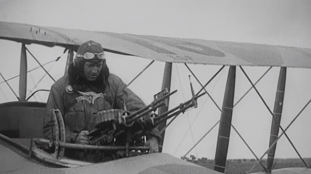WWI Fighter Planes Stock Footage.