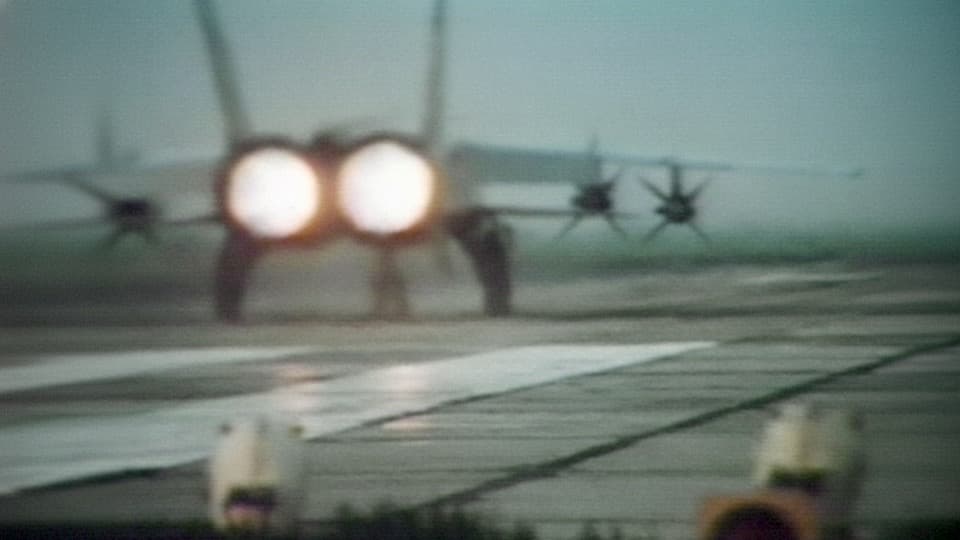 MiG-25 Foxbat Stock Footage.