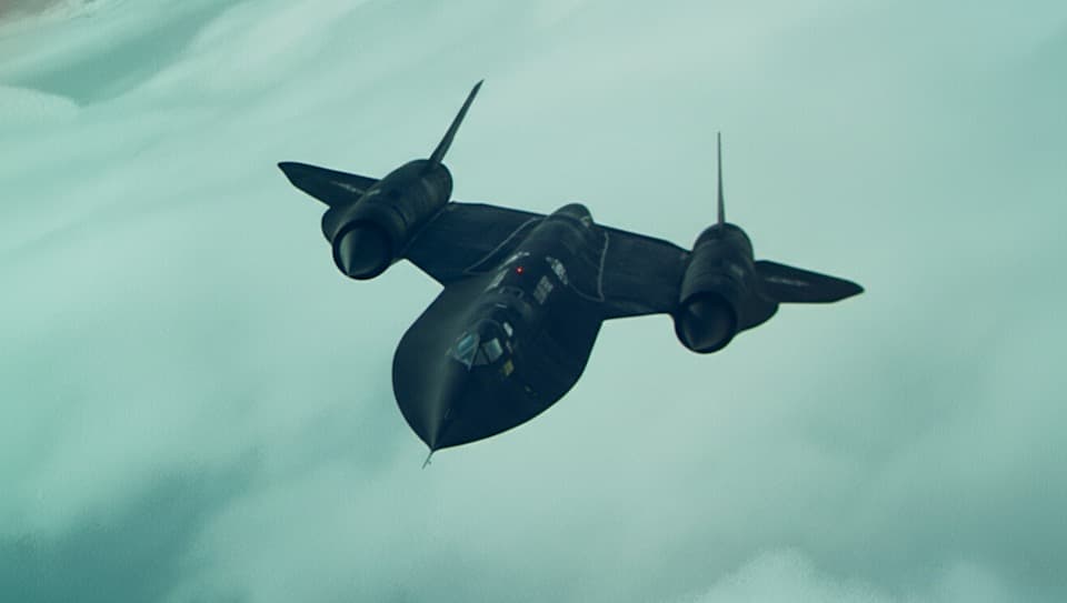 Lockheed SR-71 Blackbird Stock Footage.