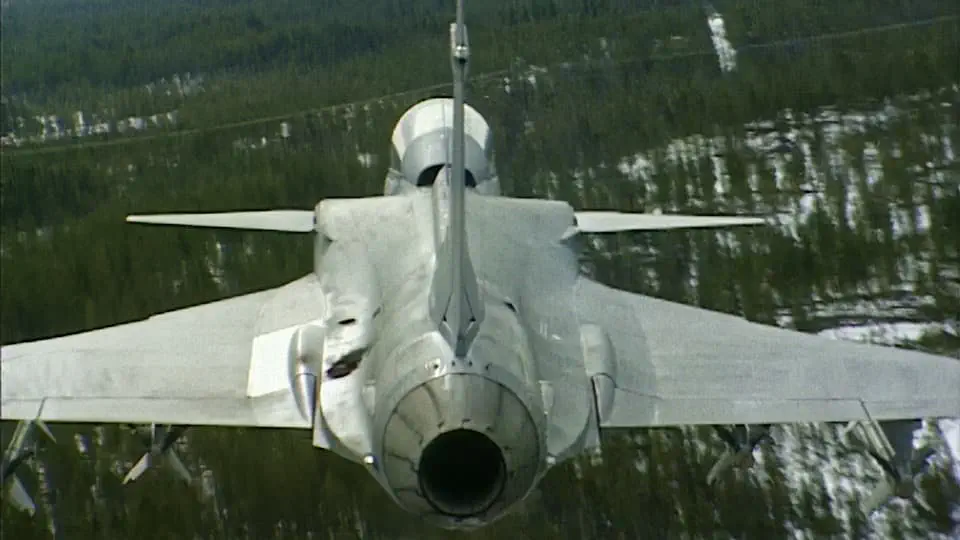 Saab JAS 39 Gripen Stock Footage.