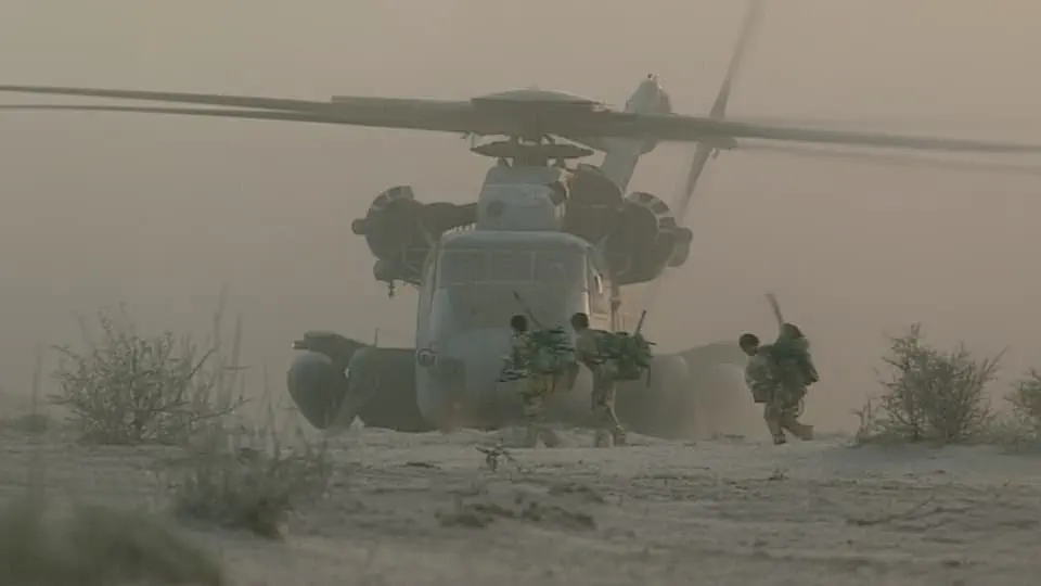 CH-53 Sea Stallion Stock Footage.
