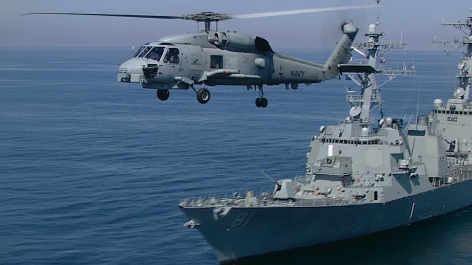 Sikorsky SH-60 Seahawk Stock Footage.