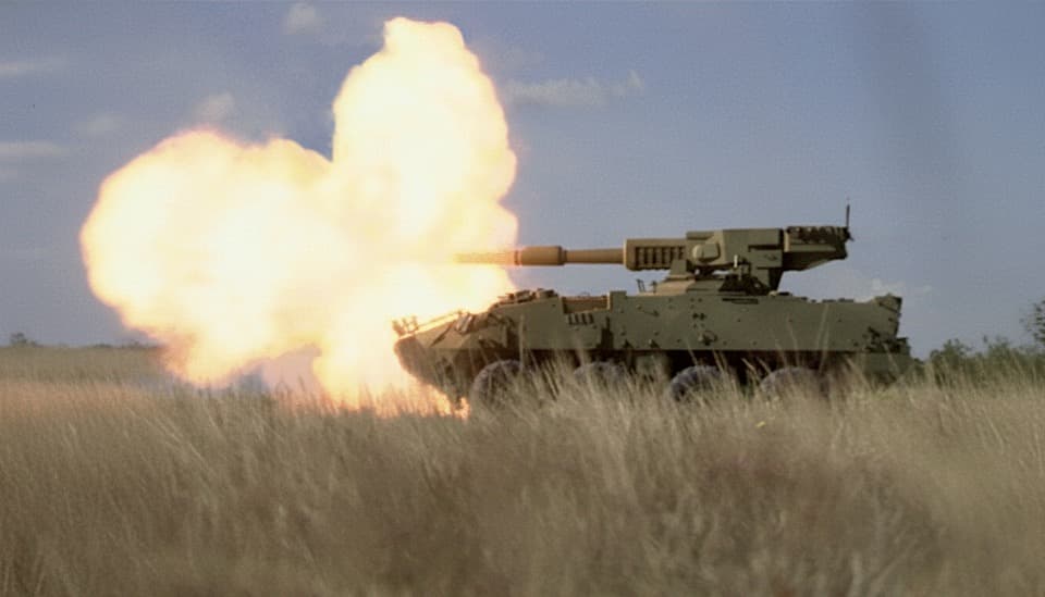 IAV Stryker Stock Footage.