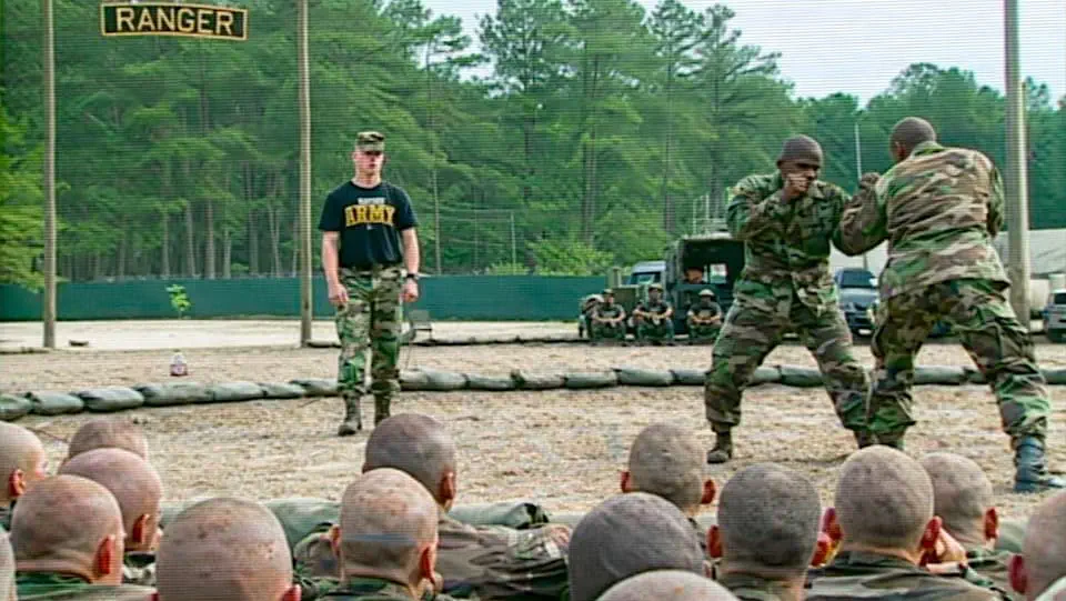 Army Rangers Training Stock Footage.