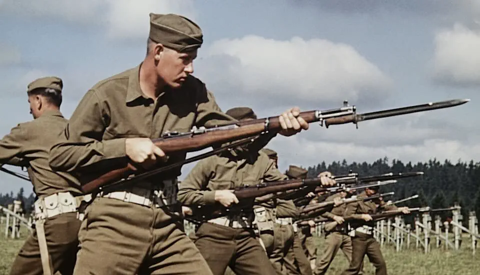 WWII Training Stock Footage.