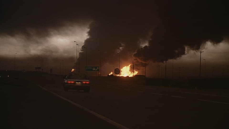 Gulf War - Operation Desert Storm - Persian Gulf - First Iraq Stock Footage.