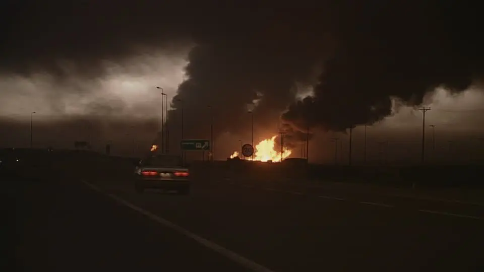 Gulf War - Operation Desert Storm - Persian Gulf - First Iraq Stock Footage.