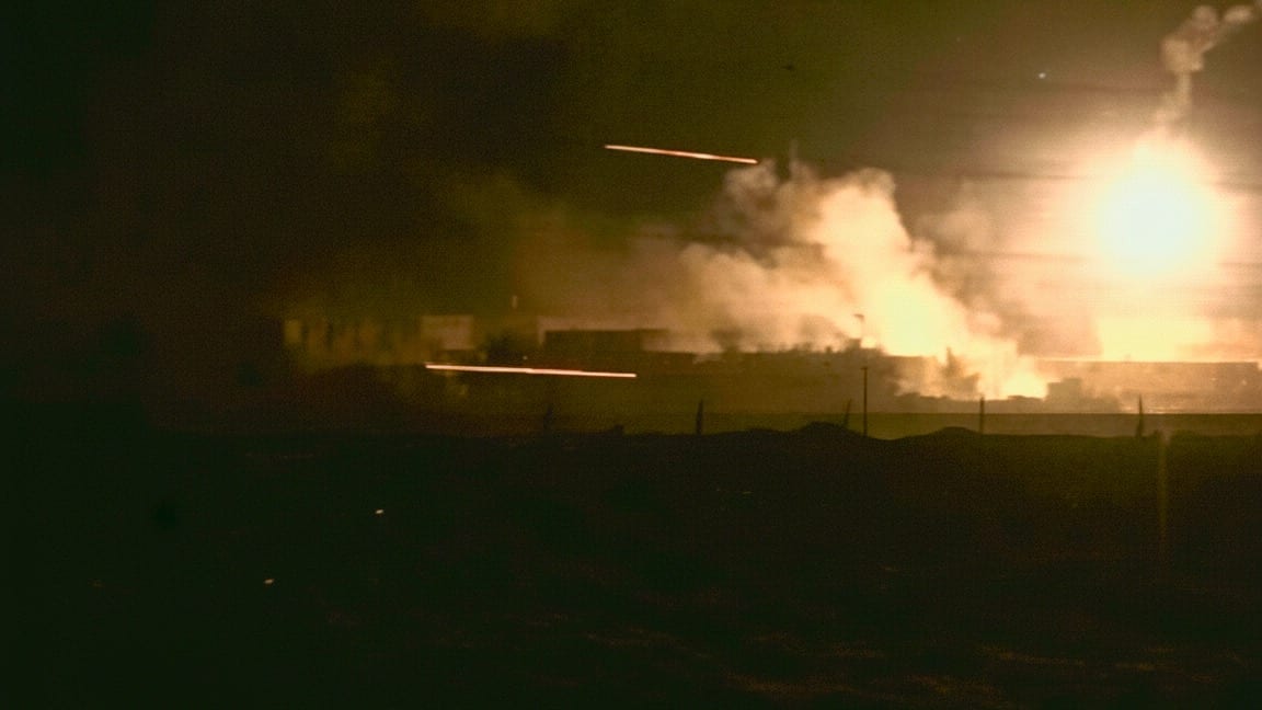 Fallujah Battle 2004 Stock Footage.