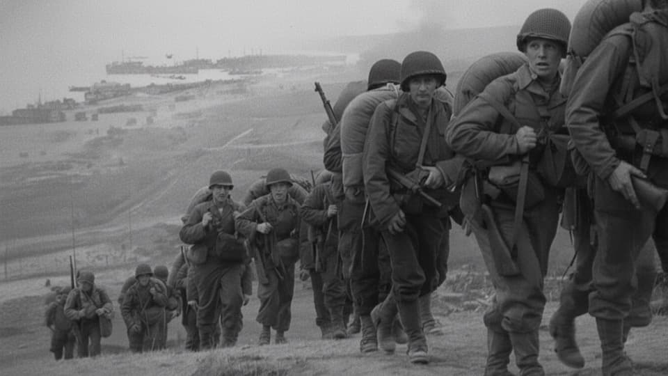 WWII Normandy D-Day Stock Footage.