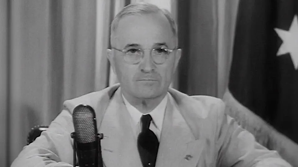 Harry S. Truman Stock Footage.