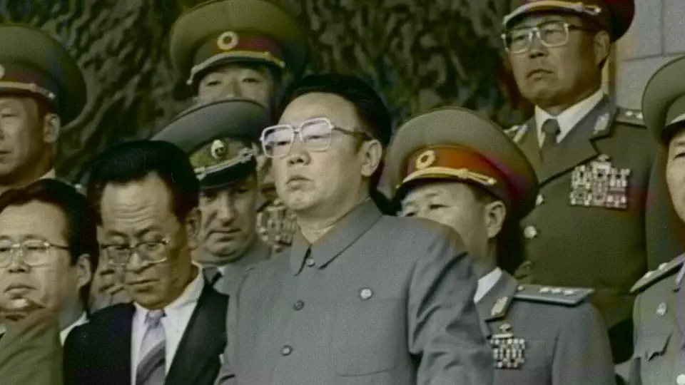 Kim Jong-il Stock Footage.